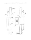 Lower uterine segment maternity support belt diagram and image