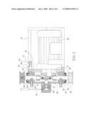 TRANSMISSION STRUCTURE OF THE STONE CHAMFERING MACHINE TOOL HOLDER diagram and image