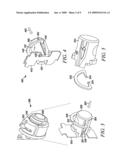 RETRACTABLE LANYARD ATTACHMENT POSTS AND PUSH-PUSH DEVICES diagram and image