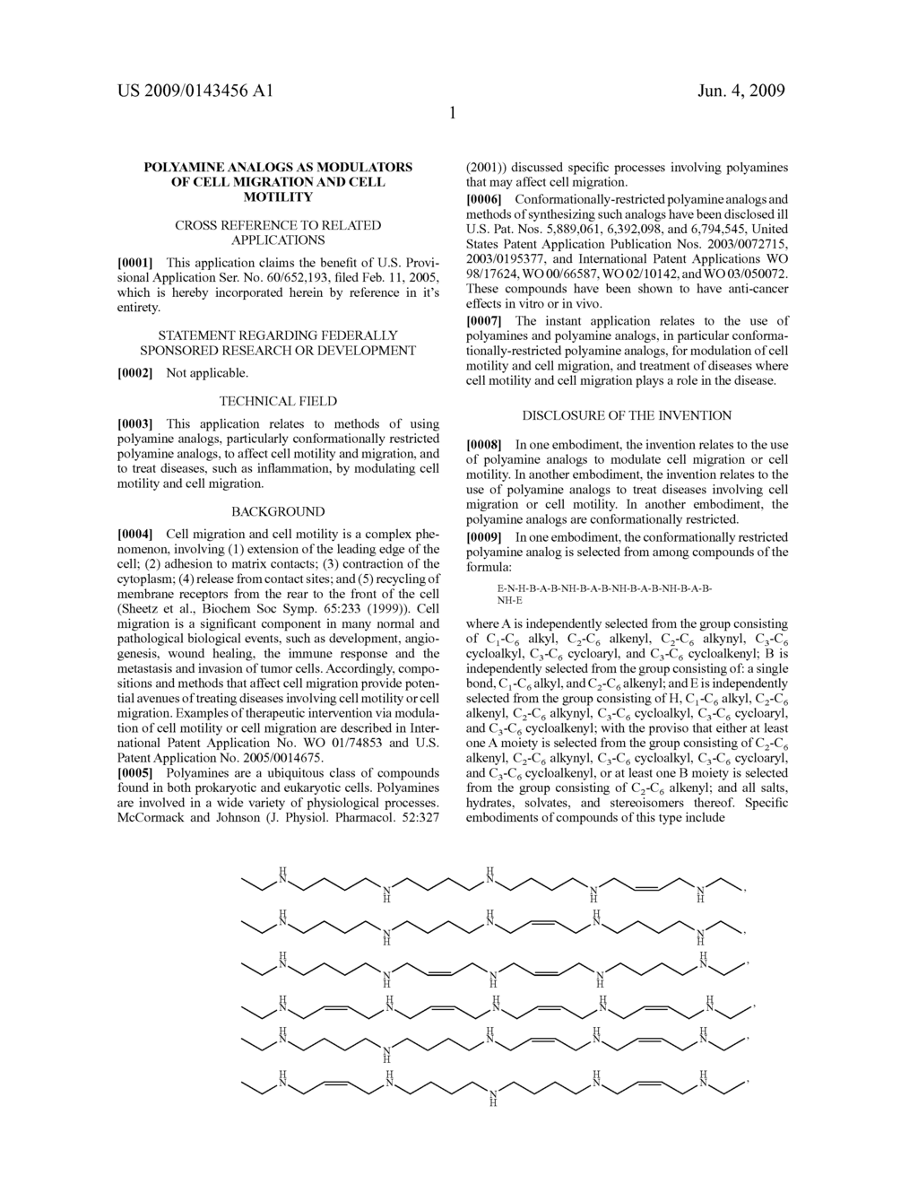 Polyamine Analogs as Modulators of Cell Migration and Cell Motility - diagram, schematic, and image 40