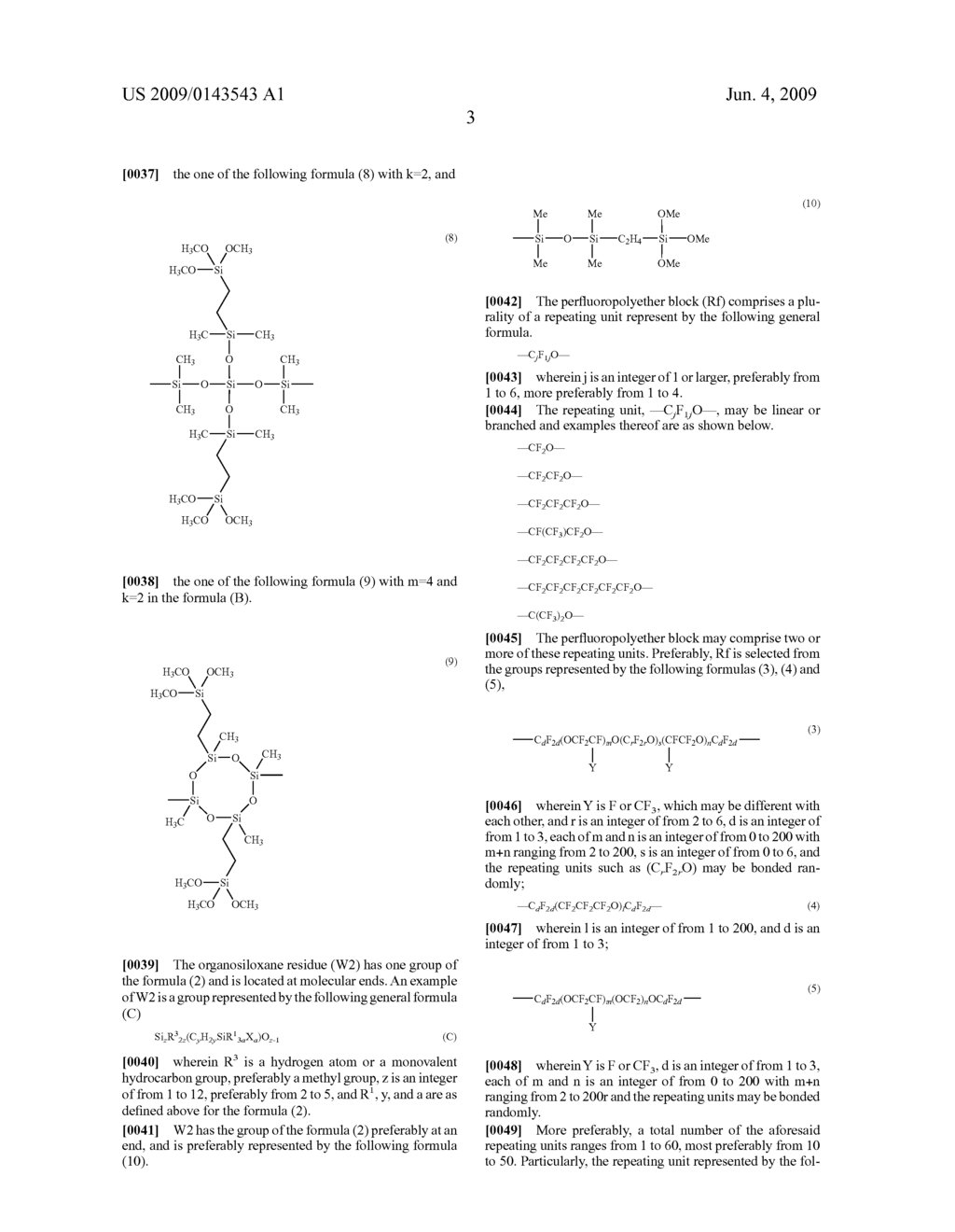 PERFLUOROPOLYETHER-POLYORGANOSILOXANE BLOCK COPOLYMER AND A SURFACE TREATMENT AGENT COMPRISING THE SAME - diagram, schematic, and image 06