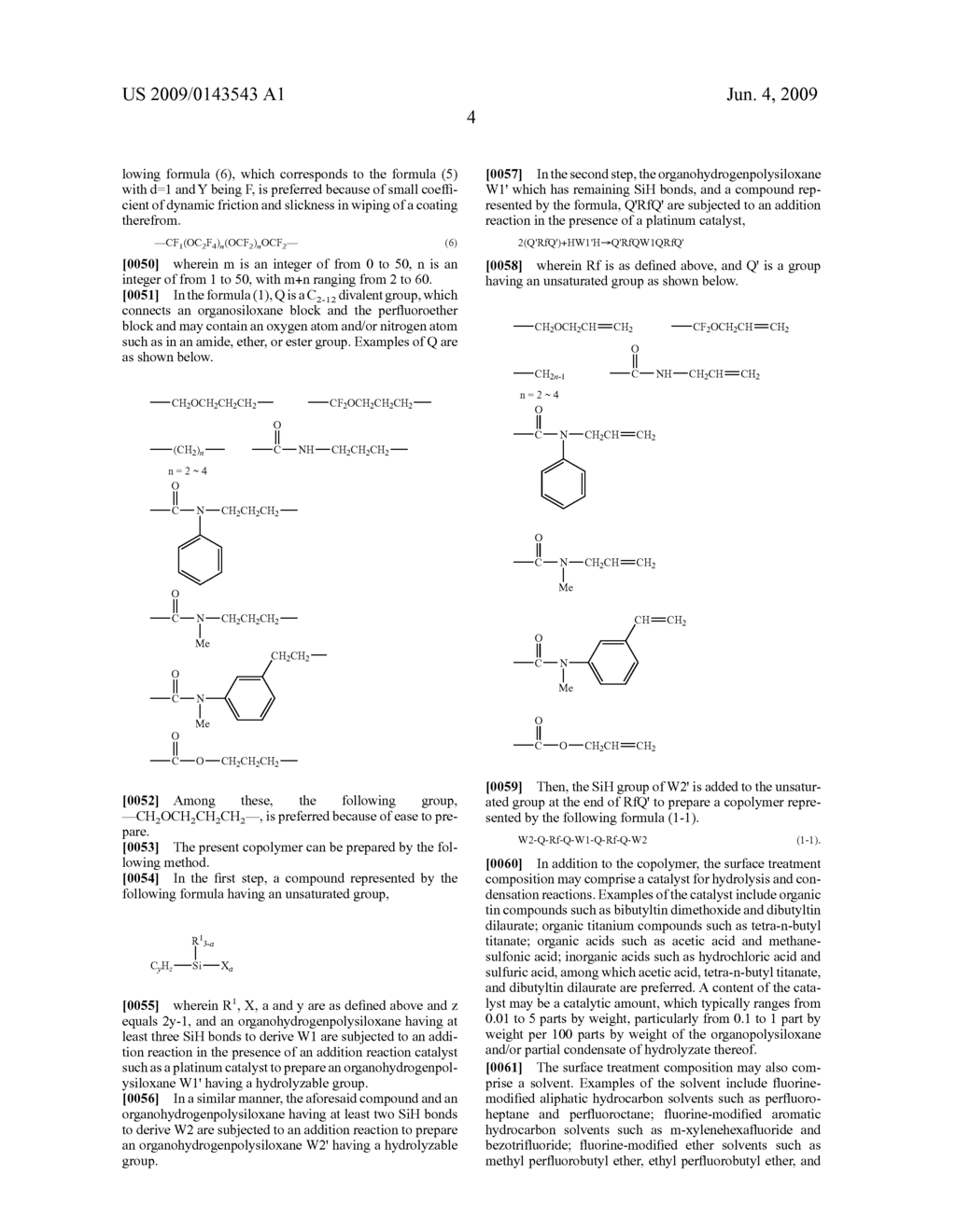 PERFLUOROPOLYETHER-POLYORGANOSILOXANE BLOCK COPOLYMER AND A SURFACE TREATMENT AGENT COMPRISING THE SAME - diagram, schematic, and image 07