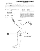 Knee heat/massage device diagram and image