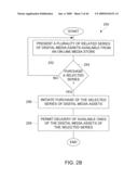 Techniques for acquiring a set of digital media assets diagram and image