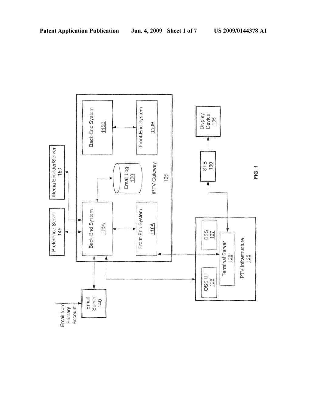 SYSTEMS, METHODS AND COMPUTER PROGRAM PRODUCTS FOR THE DELIVERY OF EMAIL TEXT MESSAGES AND IMAGE ATTACHMENTS TO AN IPTV DISPLAY DEVICE - diagram, schematic, and image 02