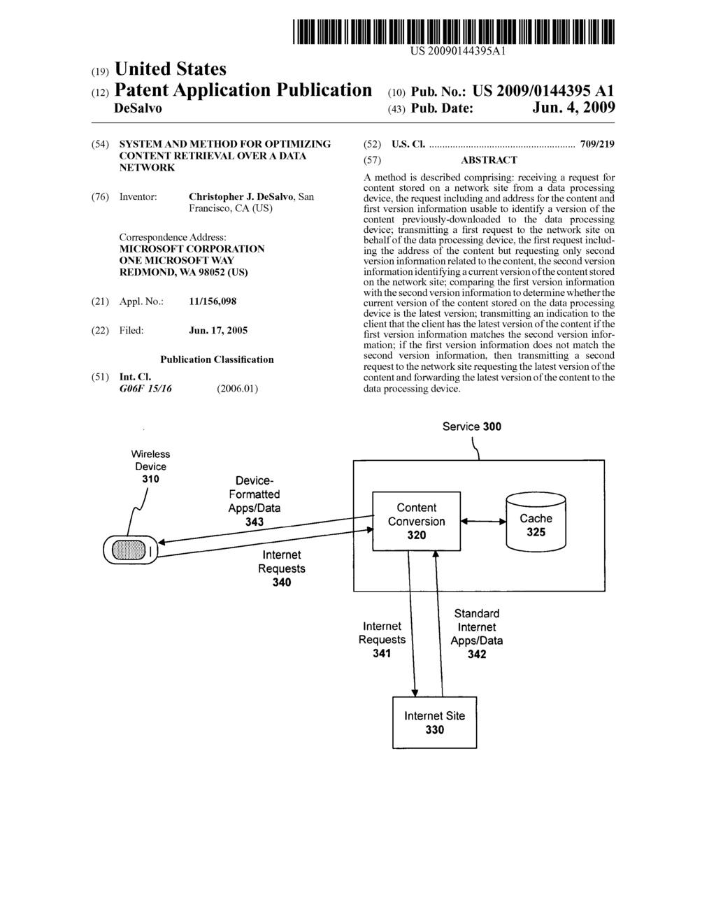 System and method for optimizing content retrieval over a data network - diagram, schematic, and image 01