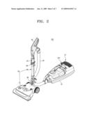 Cord-reel apparatus and vacuum cleaner having the same diagram and image