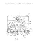 Compact knife head assembly, bearing and eccentric for a sickle drive for a header of an agricultural plant cutting machine diagram and image