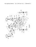 Compact knife head assembly, bearing and eccentric for a sickle drive for a header of an agricultural plant cutting machine diagram and image