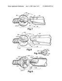 Torque reducing and stabilizing screwdrivers and slotted threaded fasteners and related methods diagram and image