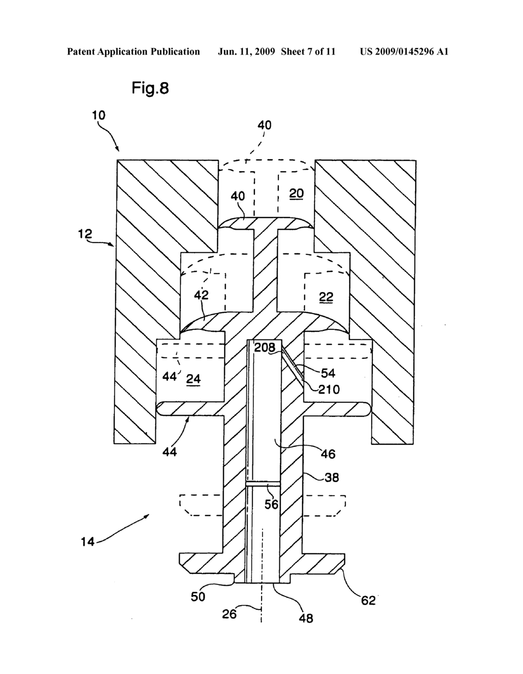 Angled slot foam dispenser - diagram, schematic, and image 08