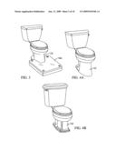 Portable and adjustable multipurpose toilet training device diagram and image