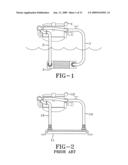 Keel cooler with fluid flow diverter diagram and image