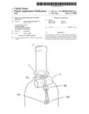 Bottle stopper holder and drip reducer diagram and image