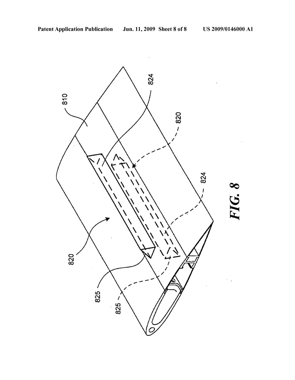 Deployable aerodynamic devices with reduced actuator loads, and related systems and methods - diagram, schematic, and image 09