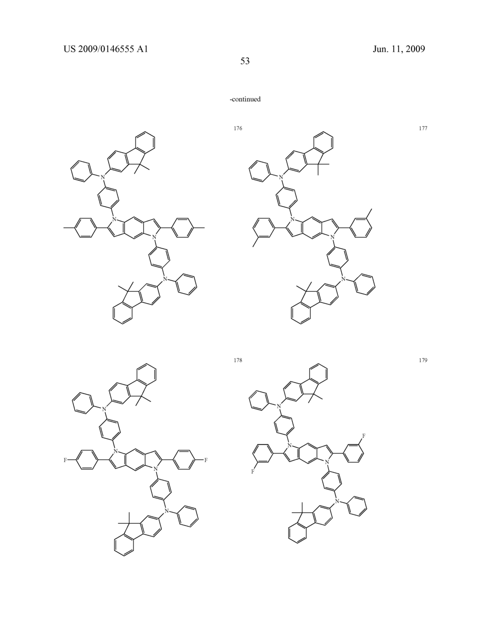 Heterocyclic compound and organic light emitting device comprising the same - diagram, schematic, and image 55