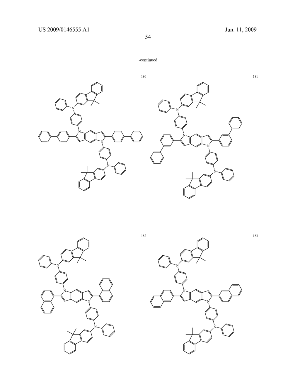 Heterocyclic compound and organic light emitting device comprising the same - diagram, schematic, and image 56