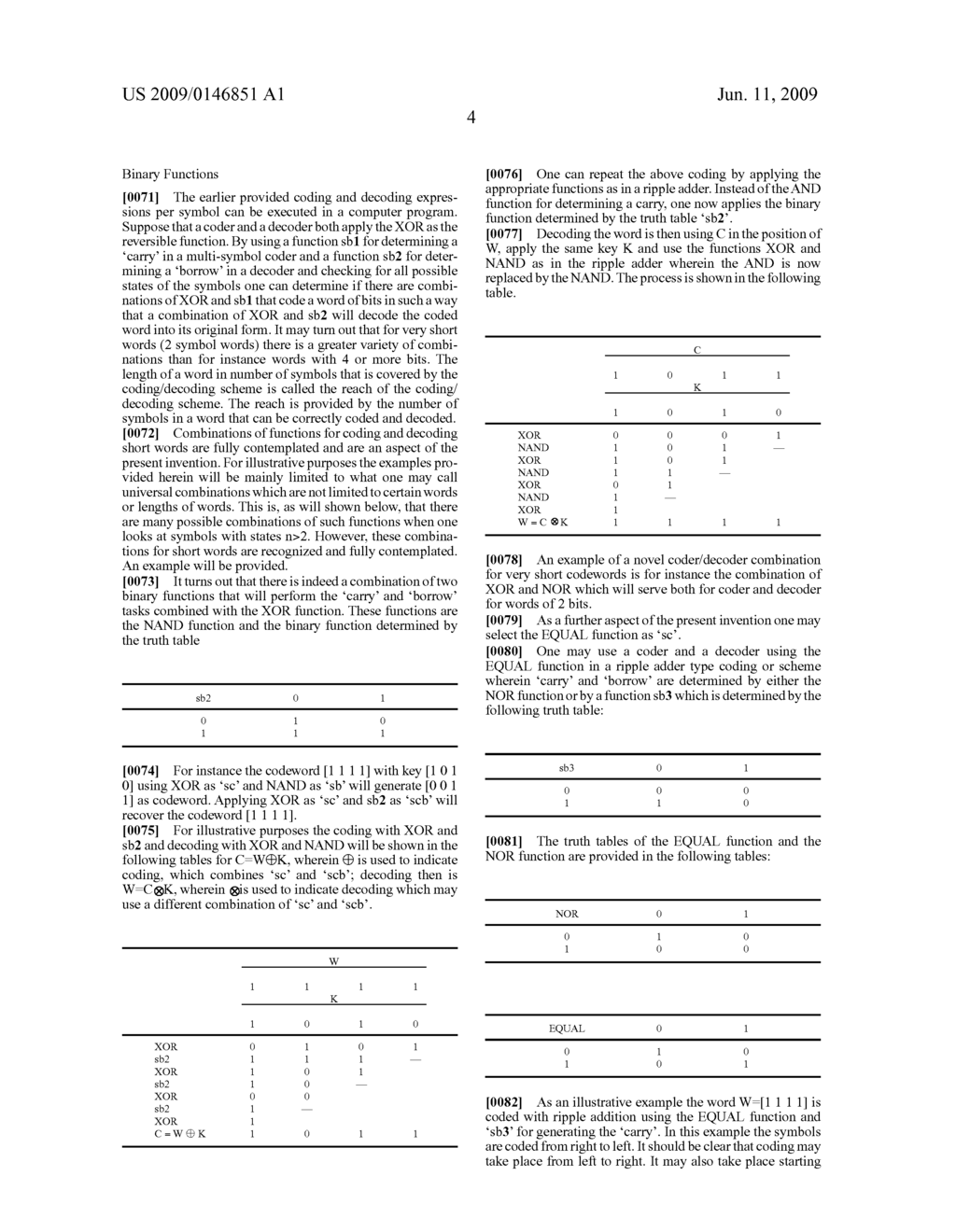 N-State Ripple Adder Scheme Coding with Corresponding N-State Ripple Adder Scheme Decoding - diagram, schematic, and image 10