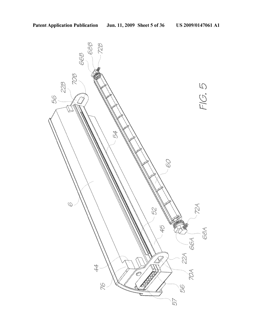 PAGEWIDTH INKJET PRINTER CARTRIDGE WITH A REFILL PORT - diagram, schematic, and image 06