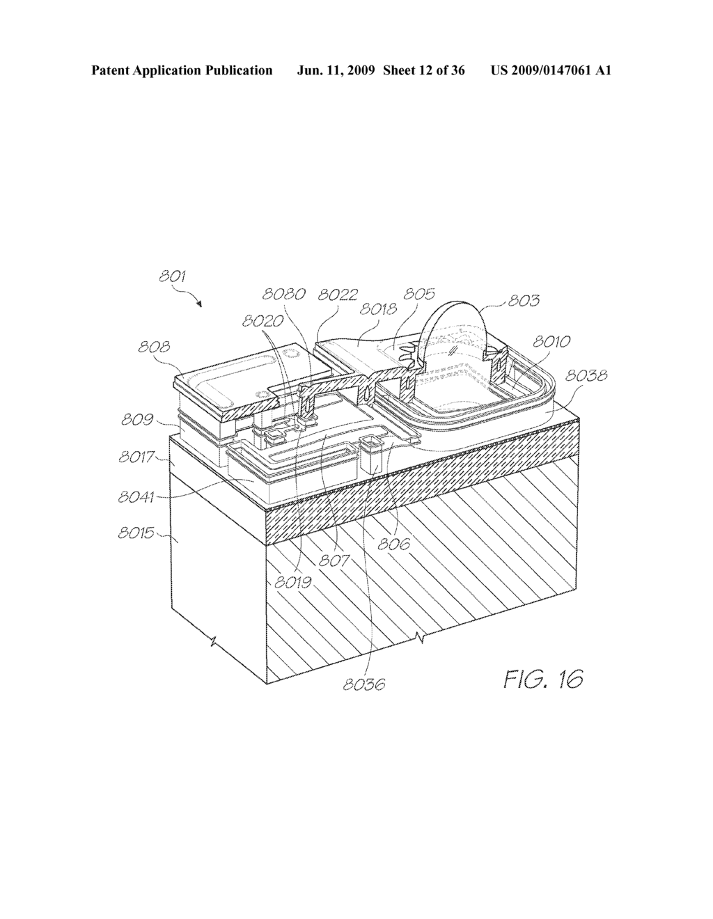 PAGEWIDTH INKJET PRINTER CARTRIDGE WITH A REFILL PORT - diagram, schematic, and image 13