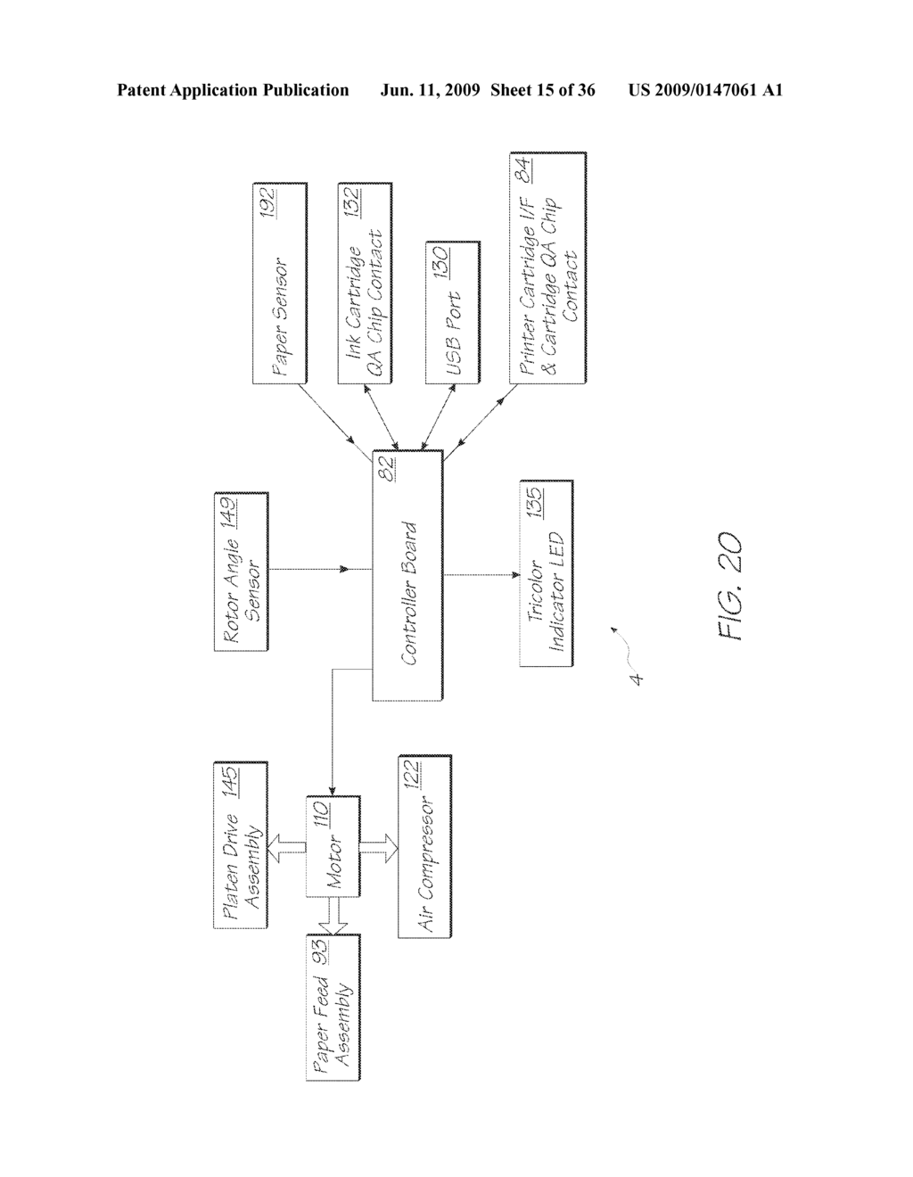 PAGEWIDTH INKJET PRINTER CARTRIDGE WITH A REFILL PORT - diagram, schematic, and image 16