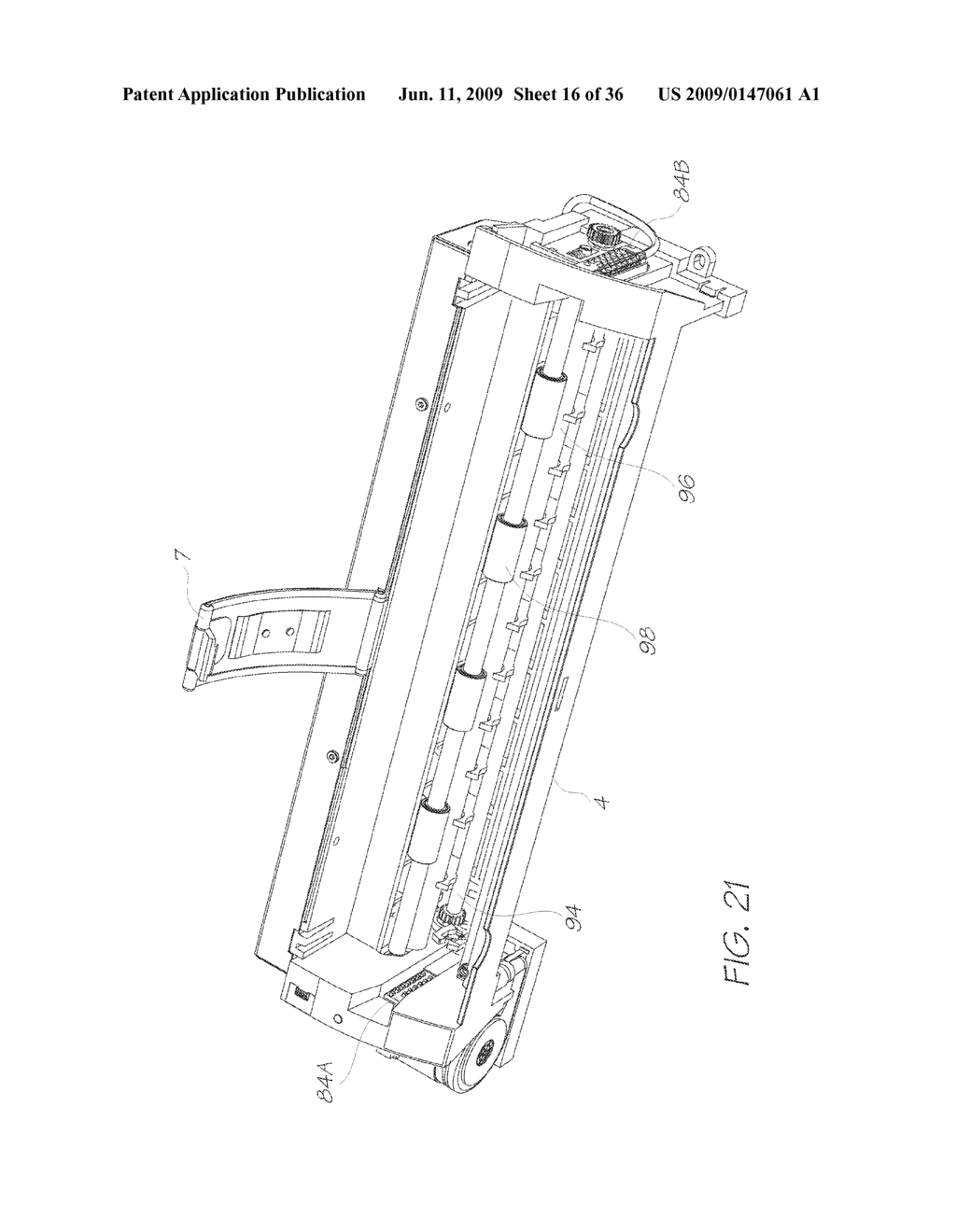 PAGEWIDTH INKJET PRINTER CARTRIDGE WITH A REFILL PORT - diagram, schematic, and image 17