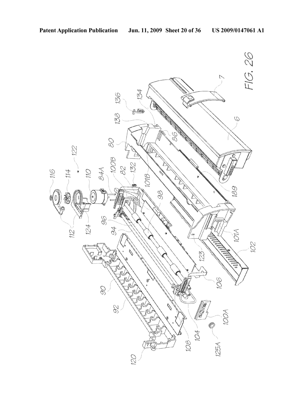 PAGEWIDTH INKJET PRINTER CARTRIDGE WITH A REFILL PORT - diagram, schematic, and image 21