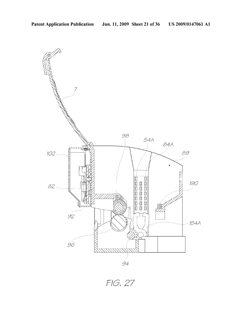 PAGEWIDTH INKJET PRINTER CARTRIDGE WITH A REFILL PORT - diagram, schematic, and image 22