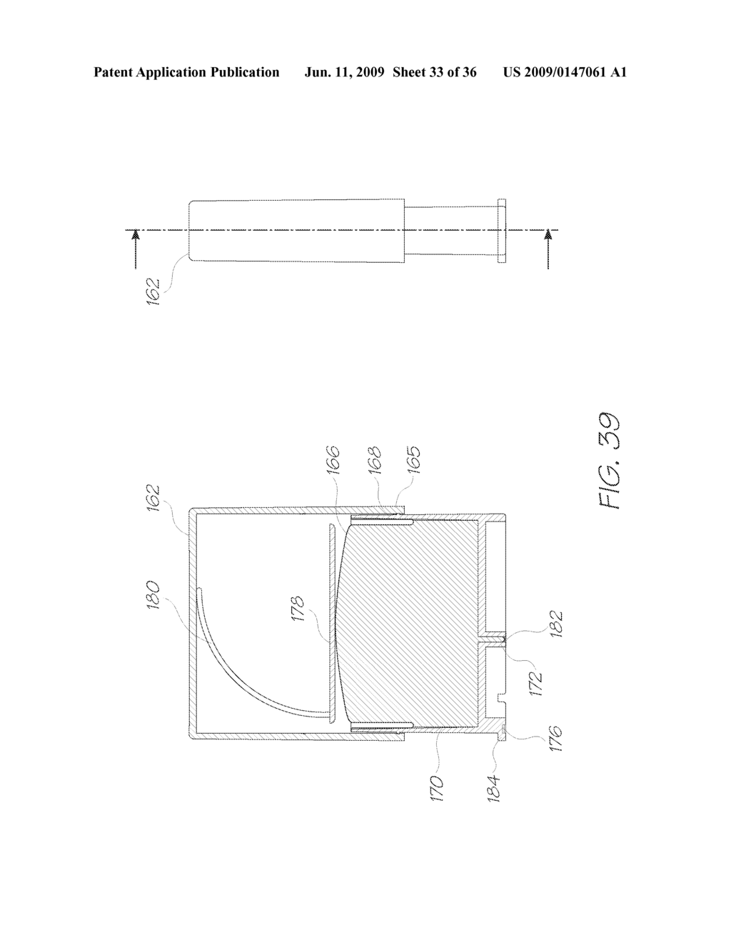 PAGEWIDTH INKJET PRINTER CARTRIDGE WITH A REFILL PORT - diagram, schematic, and image 34