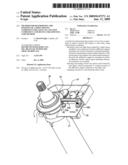 Method for determining the position of a first moving component relative to a second component and device for applying said method diagram and image