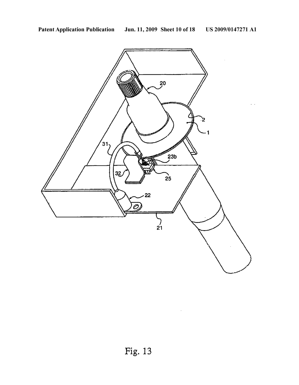 Method for determining the position of a first moving component relative to a second component and device for applying said method - diagram, schematic, and image 11