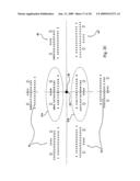 Method for determining the position of a first moving component relative to a second component and device for applying said method diagram and image