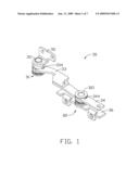 DOUBLE HINGE ASSEMBLY AND ELECTRONIC DEVICE USING THE SAME diagram and image