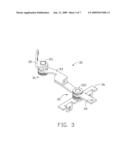 DOUBLE HINGE ASSEMBLY AND ELECTRONIC DEVICE USING THE SAME diagram and image