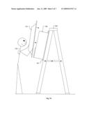 Electric Fixture Holder for Ladder diagram and image