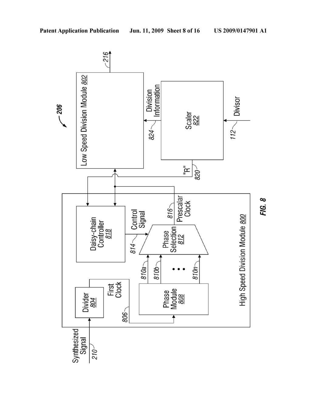 Auto Frequency Acquisition Maintenance in a Clock and Data Recovery Device - diagram, schematic, and image 09