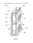 TIRE RACK, LOADING AND UNLOADING SYSTEMS AND METHOD diagram and image