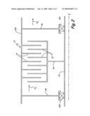 Bearing mounting system in a low pressure turbine diagram and image