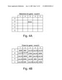 Method of playing a game by a plurality of remote game participants diagram and image