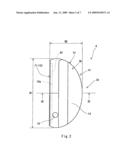 Head for golf putter and golf putter diagram and image