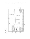 Display method and apparatus for navigation system for efficiently searching cities on map image diagram and image