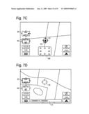 Display method and apparatus for navigation system for efficiently searching cities on map image diagram and image