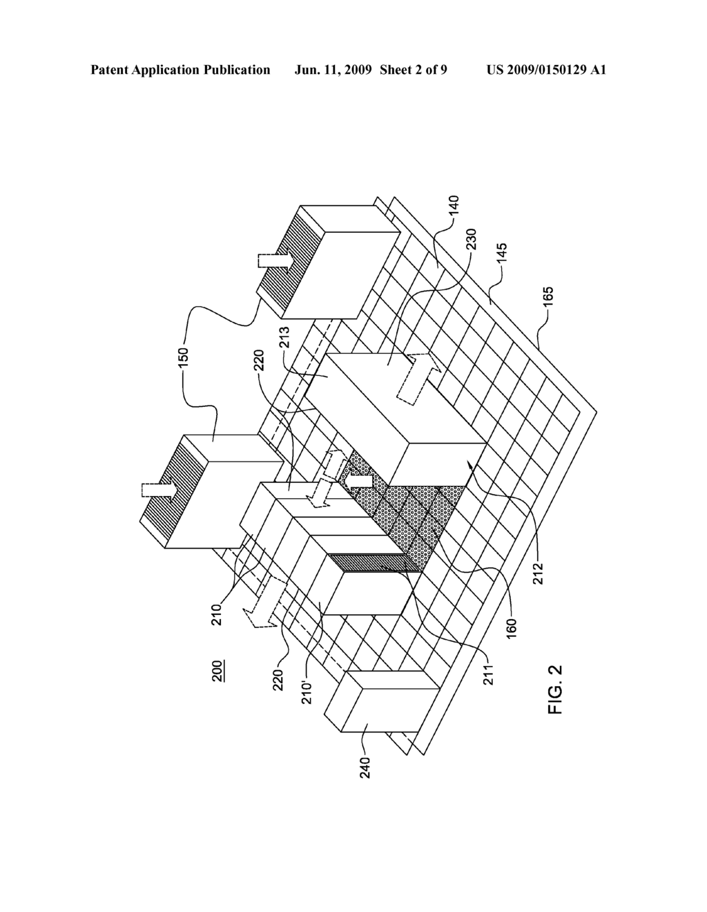 APPARATUS AND METHOD FOR SIMULATING HEATED AIRFLOW EXHAUST OF AN ELECTRONICS SUBSYSTEM, ELECTRONICS RACK OR ROW OF ELECTRONICS RACKS - diagram, schematic, and image 03