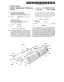 Method of disseminating advertising information via shopping cart securing structures diagram and image