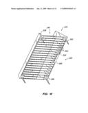 Method of disseminating advertising information via shopping cart securing structures diagram and image