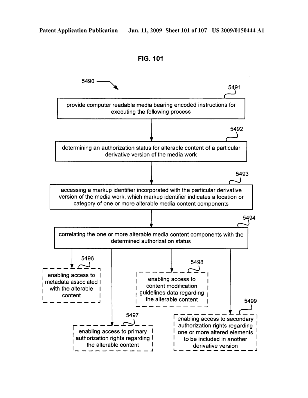 Media markup for audio content alteration - diagram, schematic, and image 102