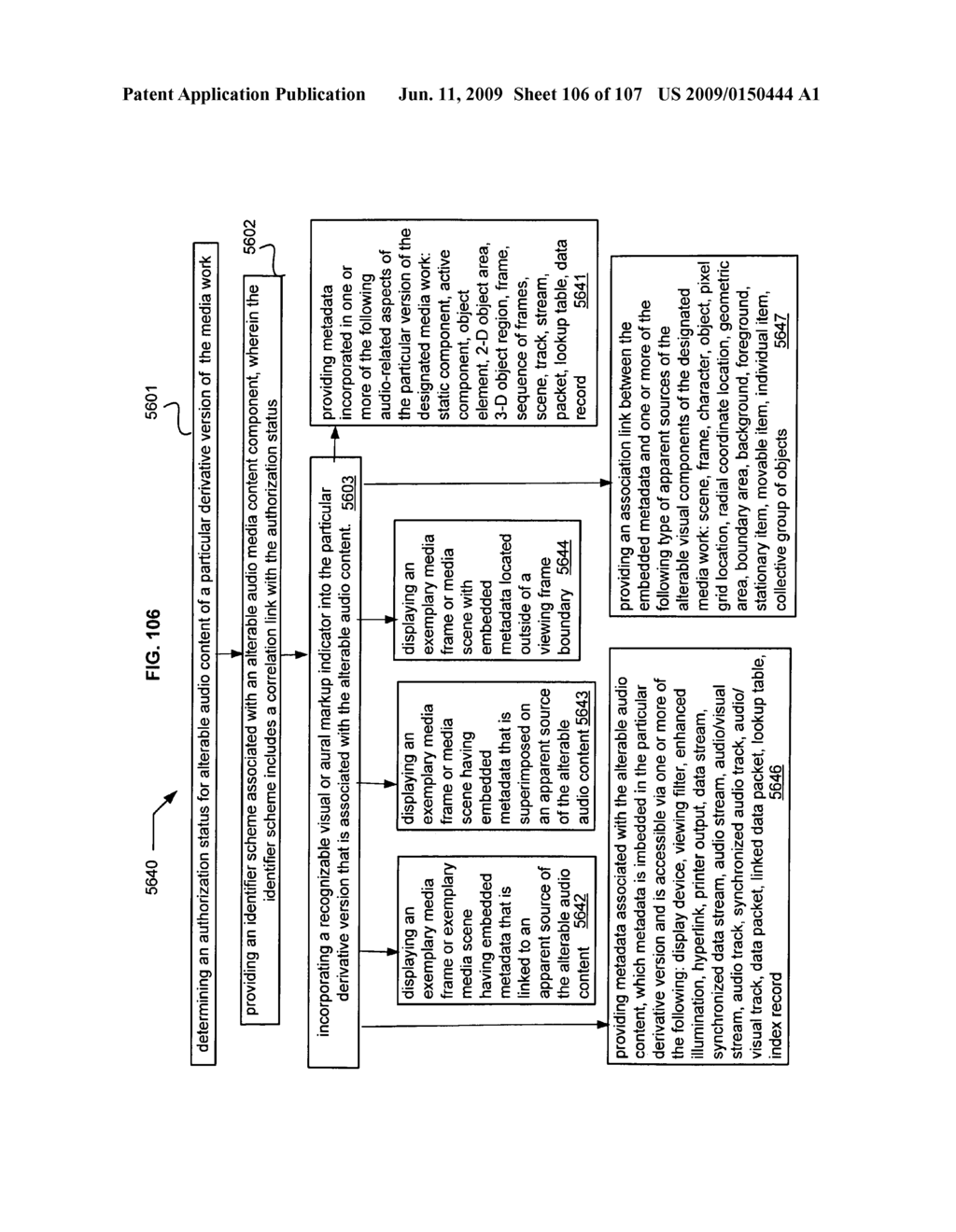 Media markup for audio content alteration - diagram, schematic, and image 107