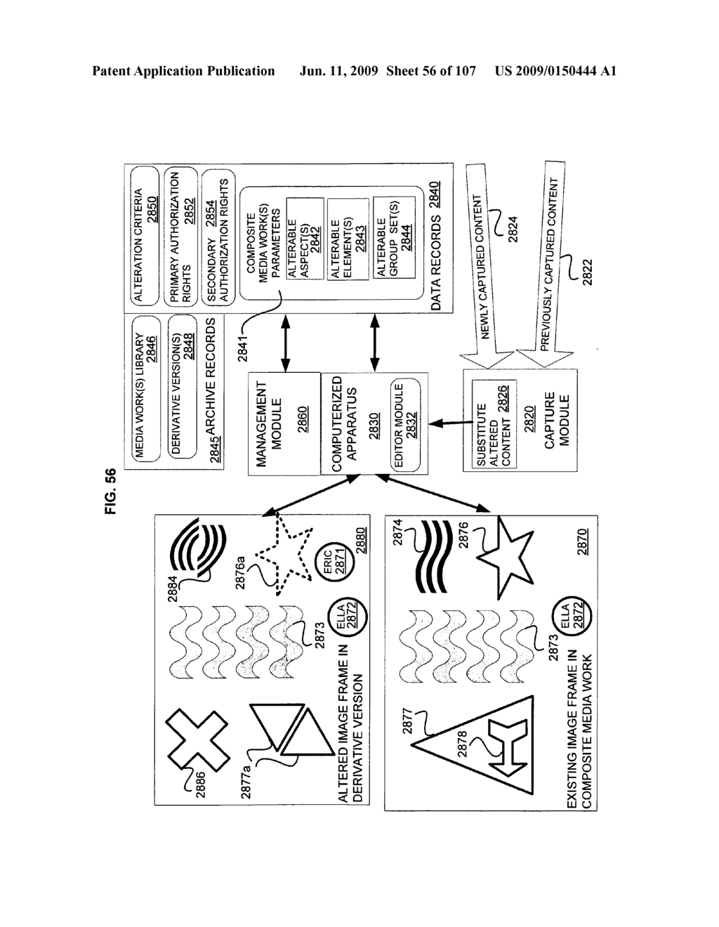 Media markup for audio content alteration - diagram, schematic, and image 57