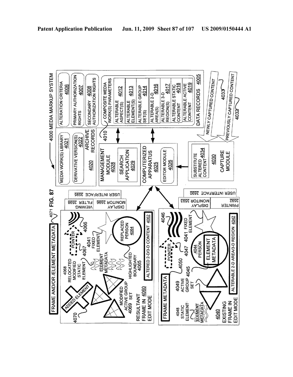 Media markup for audio content alteration - diagram, schematic, and image 88