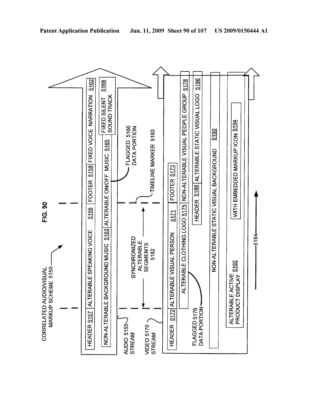 Media markup for audio content alteration - diagram, schematic, and image 91